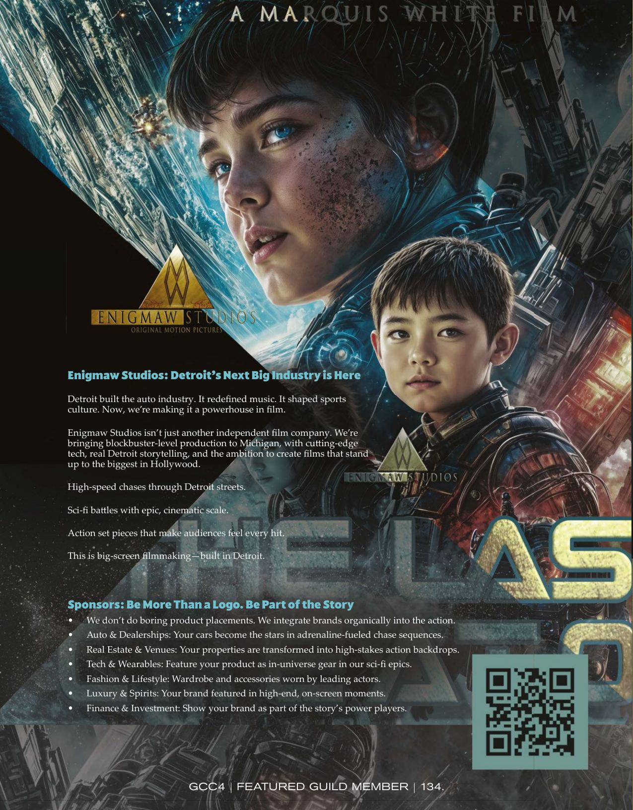 Enigmaw film feature in Golden Coast Connoisseur
